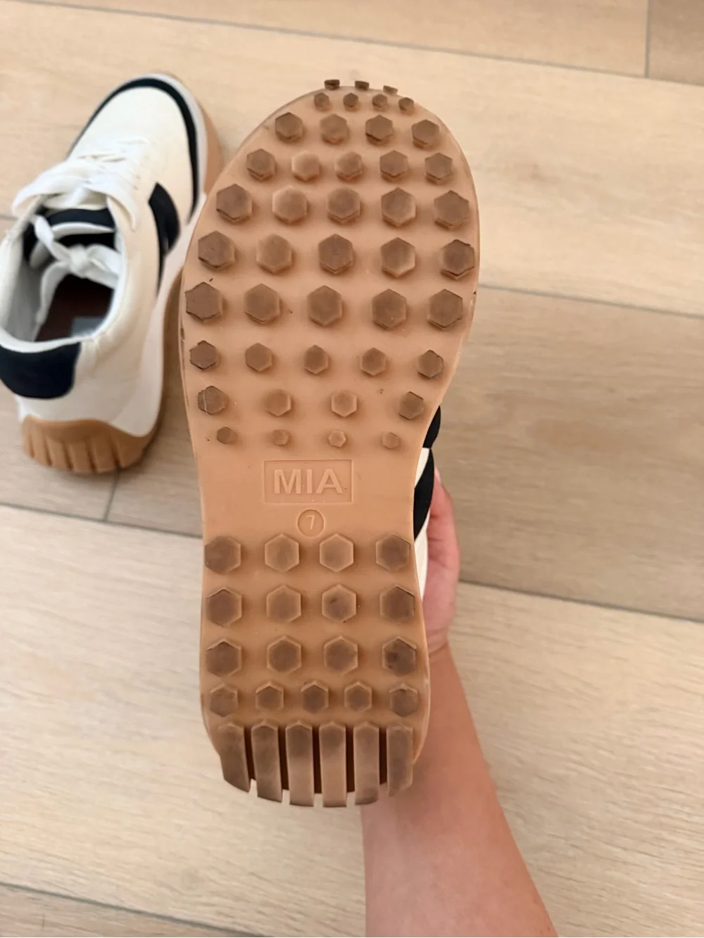 MIA Town Lace-Up Sneakers with Gum Sole